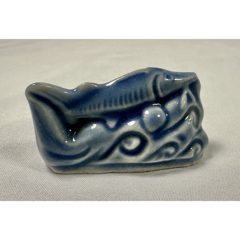 Wade Whimsies Sturgeon Figurine Red Rose Tea Endangered Animals